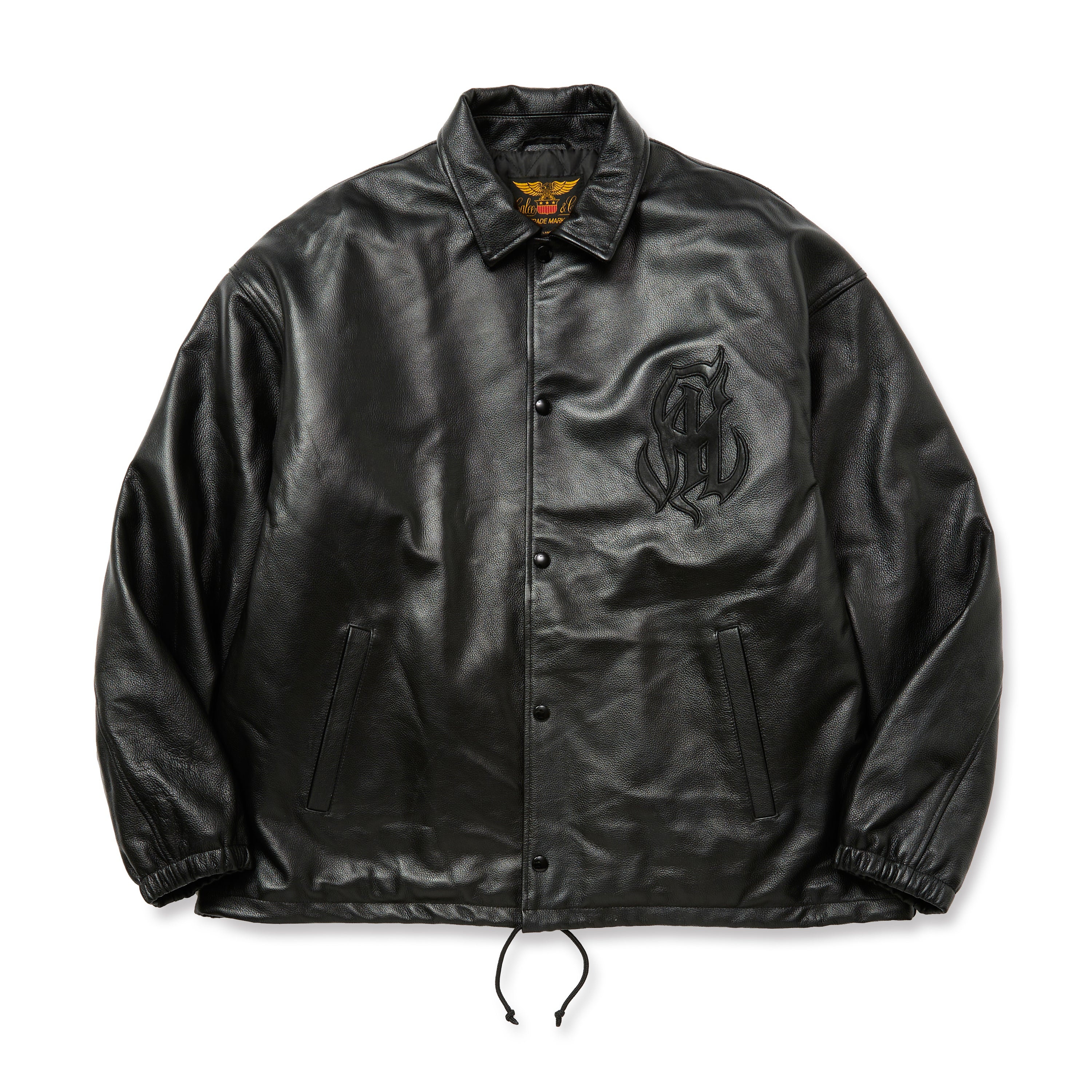 LEATHER COACH JACKET ＜EXCLUSIVE＞ – CALEE ONLINE STORE