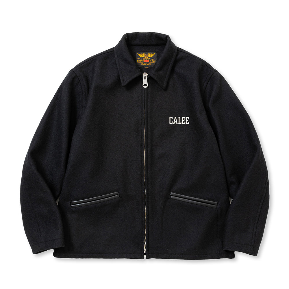 MELTON WOOL SPORTS TYPE JACKET ＜REBELS RULE＞ – CALEE ONLINE STORE