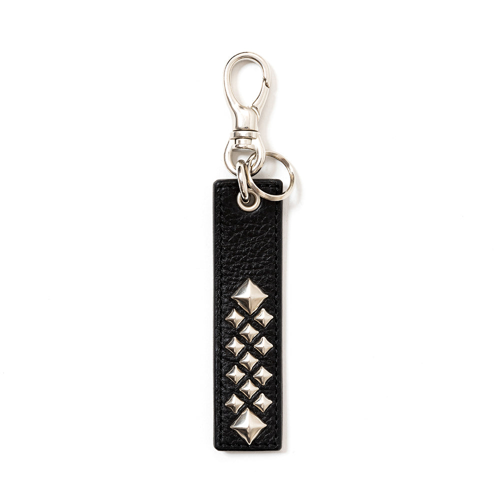 calee STUDS LEATHER ASSORT KEY RING