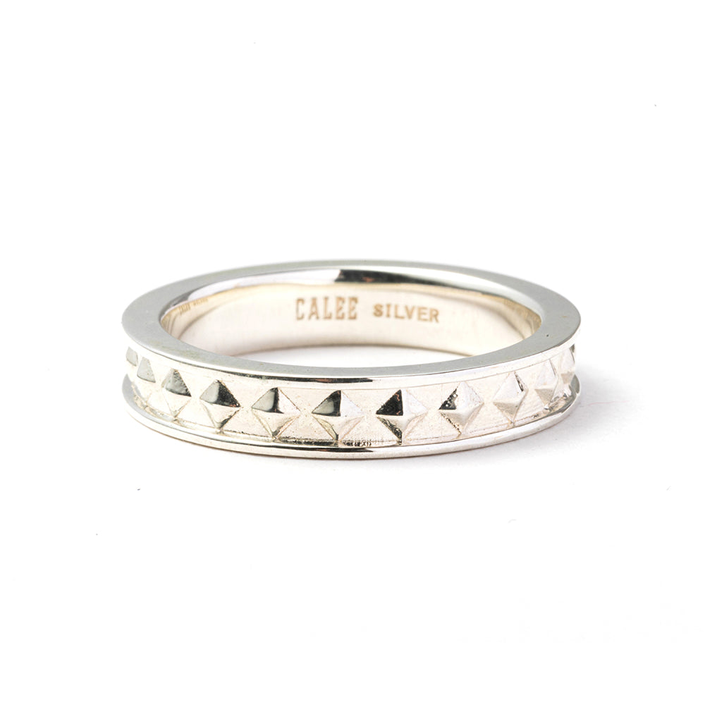 アクセサリー CALEE STUDS SILVER NARROW RING STUDS SILVER NARROW RING – CALEE ONLINE STORE