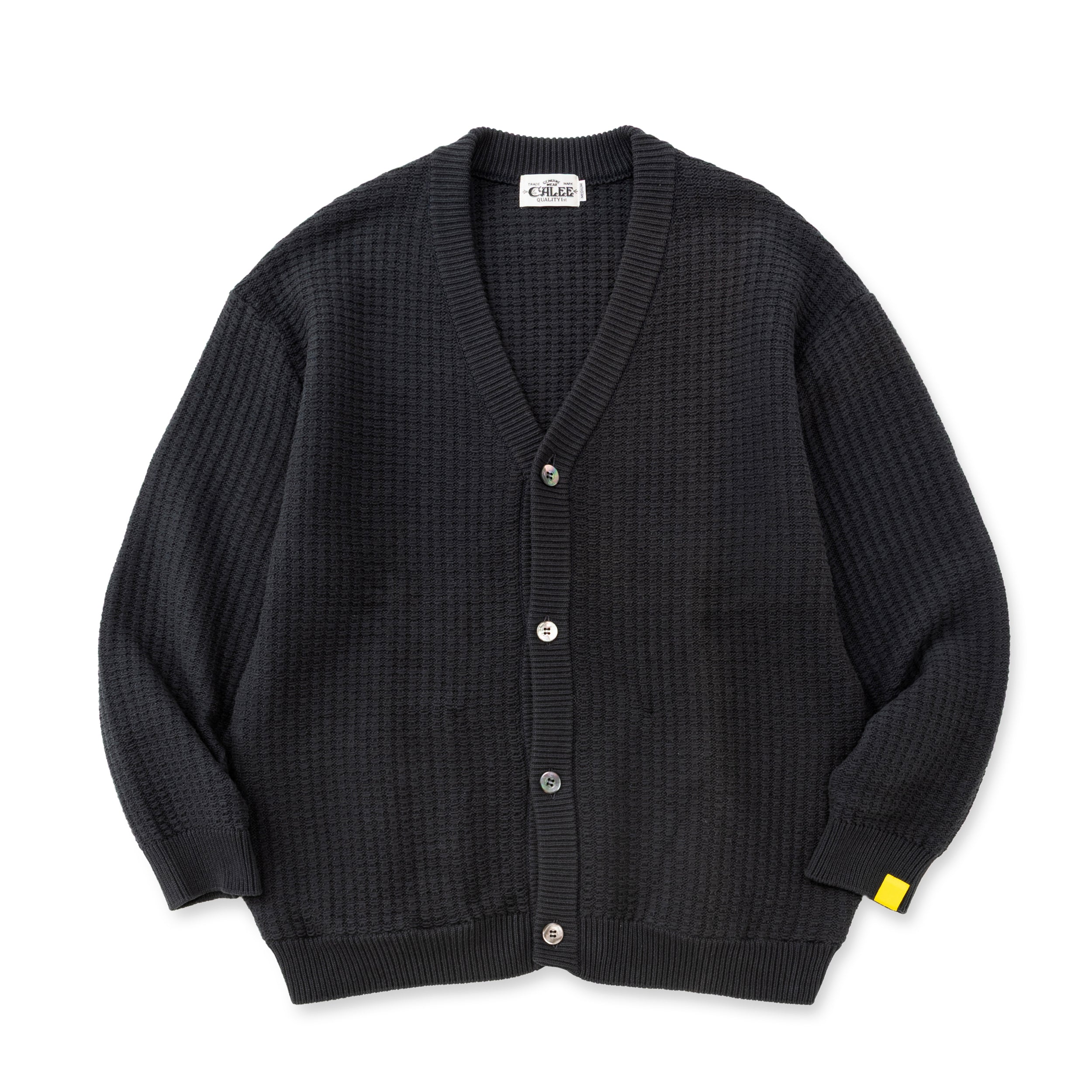 EYYA KNIT BIG WAFFLE KNIT CARDIGAN – CALEE ONLINE STORE