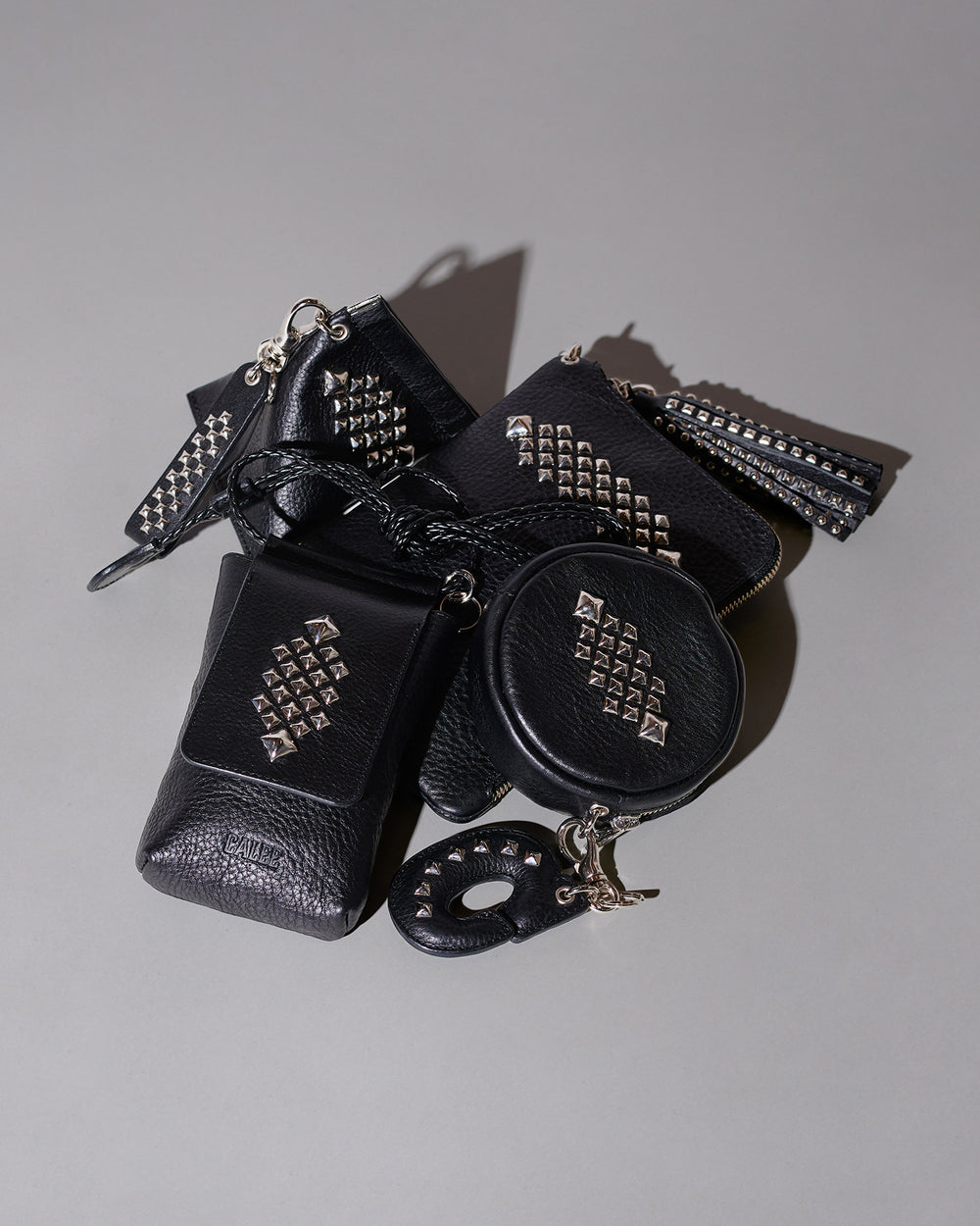 STUDS LEATHER ITEM – CALEE ONLINE STORE