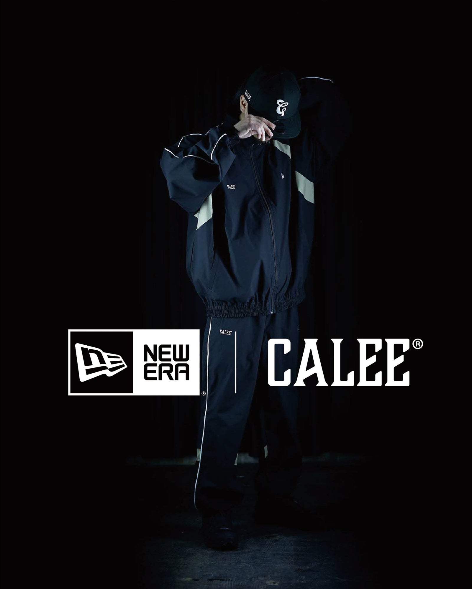 CALEE - ×NEWERA®︎ CALEE LOGO BASEBALL CAP (BLACK