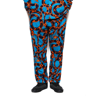 ALLOVER SNAKE PATTERN FLANNEL EASY TROUSERS ＜LIMITED＞