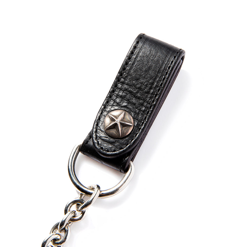 CALEE　 SILVER STAR LEATHER WALLET CHAIN SILVER STAR CONCHO LEATHER WALLET CHAIN – CALEE ONLINE STORE