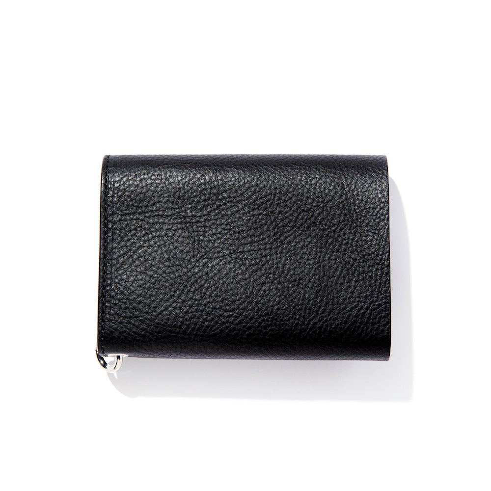 SILVER STAR CONCHO FLAP LEATHER HALF WALLET