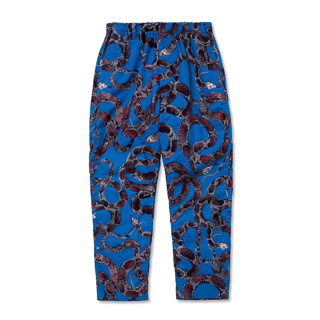 ALLOVER SNAKE PATTERN EASY TROUSERS