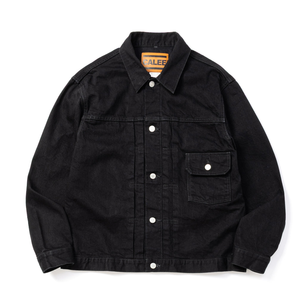 1st TYPE BLACK DENIM JACKET – CALEE ONLINE STORE