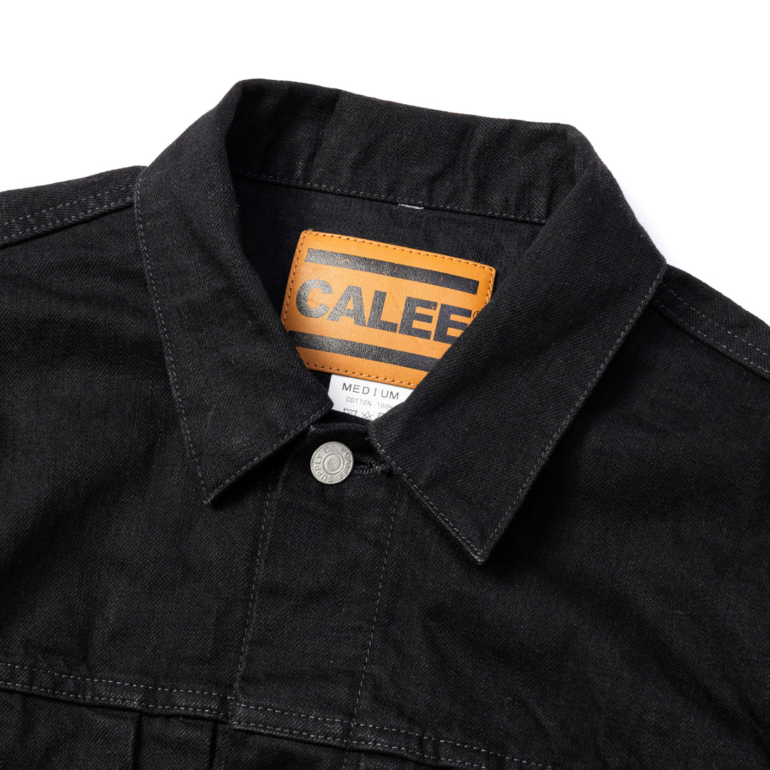 1st TYPE BLACK DENIM JACKET – CALEE ONLINE STORE