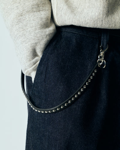 STUDS LEATHER WALLET CORD