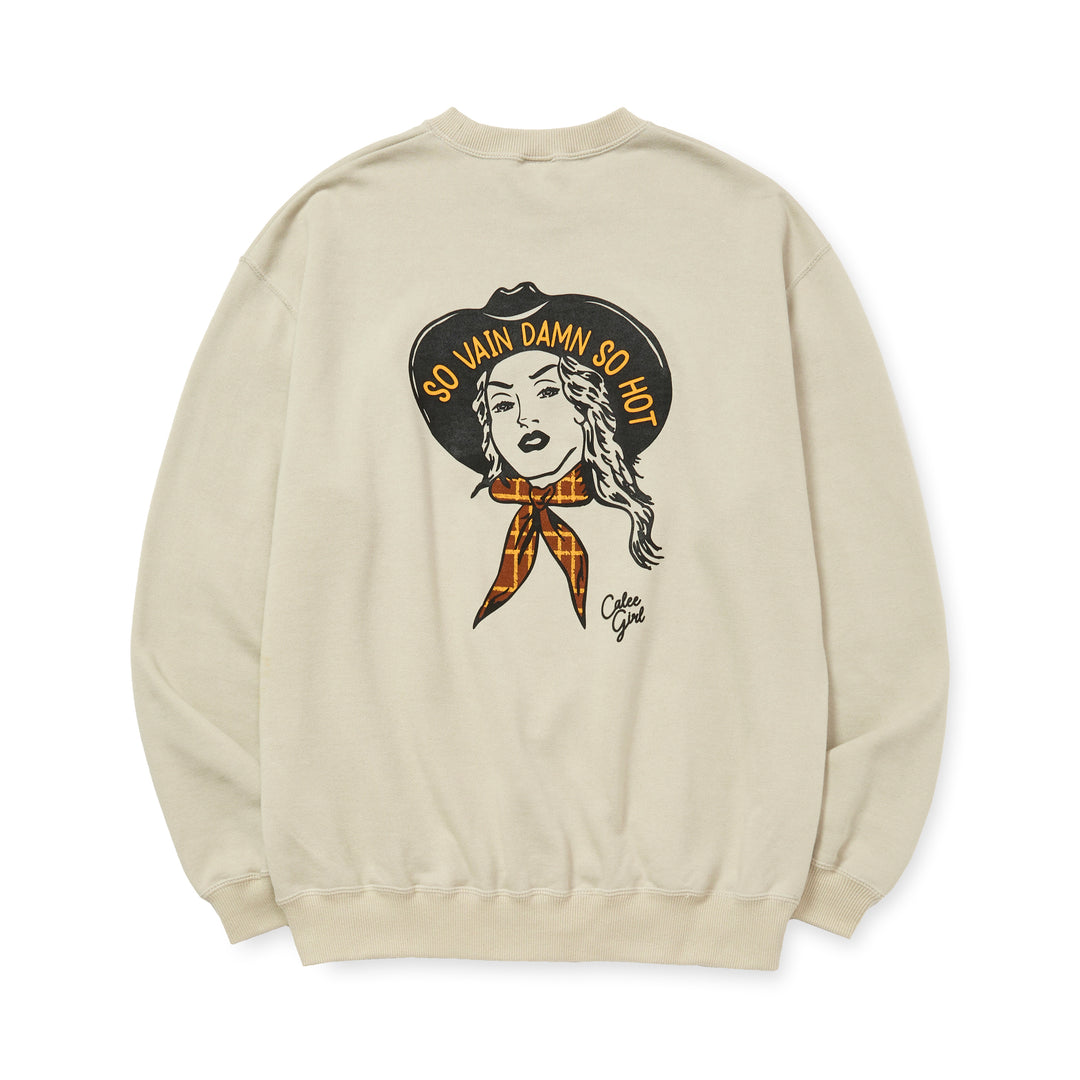 SYNDICATE RETRO WESTERN GIRL CREW NECK SW – CALEE ONLINE STORE