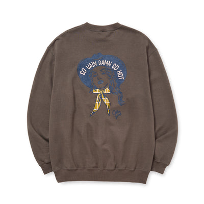 SYNDICATE RETRO WESTERN GIRL CREW NECK SW