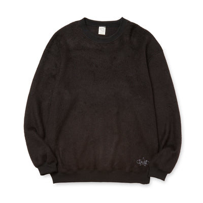SHAGGY FABRIC CREW NECK SW