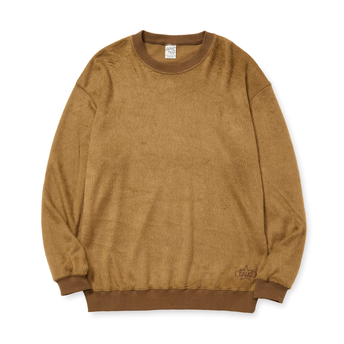 SHAGGY FABRIC CREW NECK SW