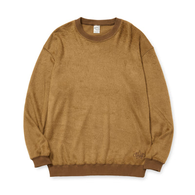 SHAGGY FABRIC CREW NECK SW