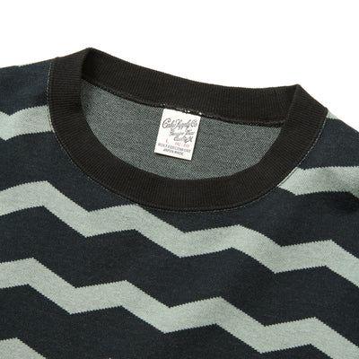 ZIGZAG DOUBLE JACQUARD BORDER L/S CS