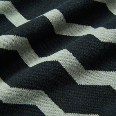 ZIGZAG DOUBLE JACQUARD BORDER L/S CS