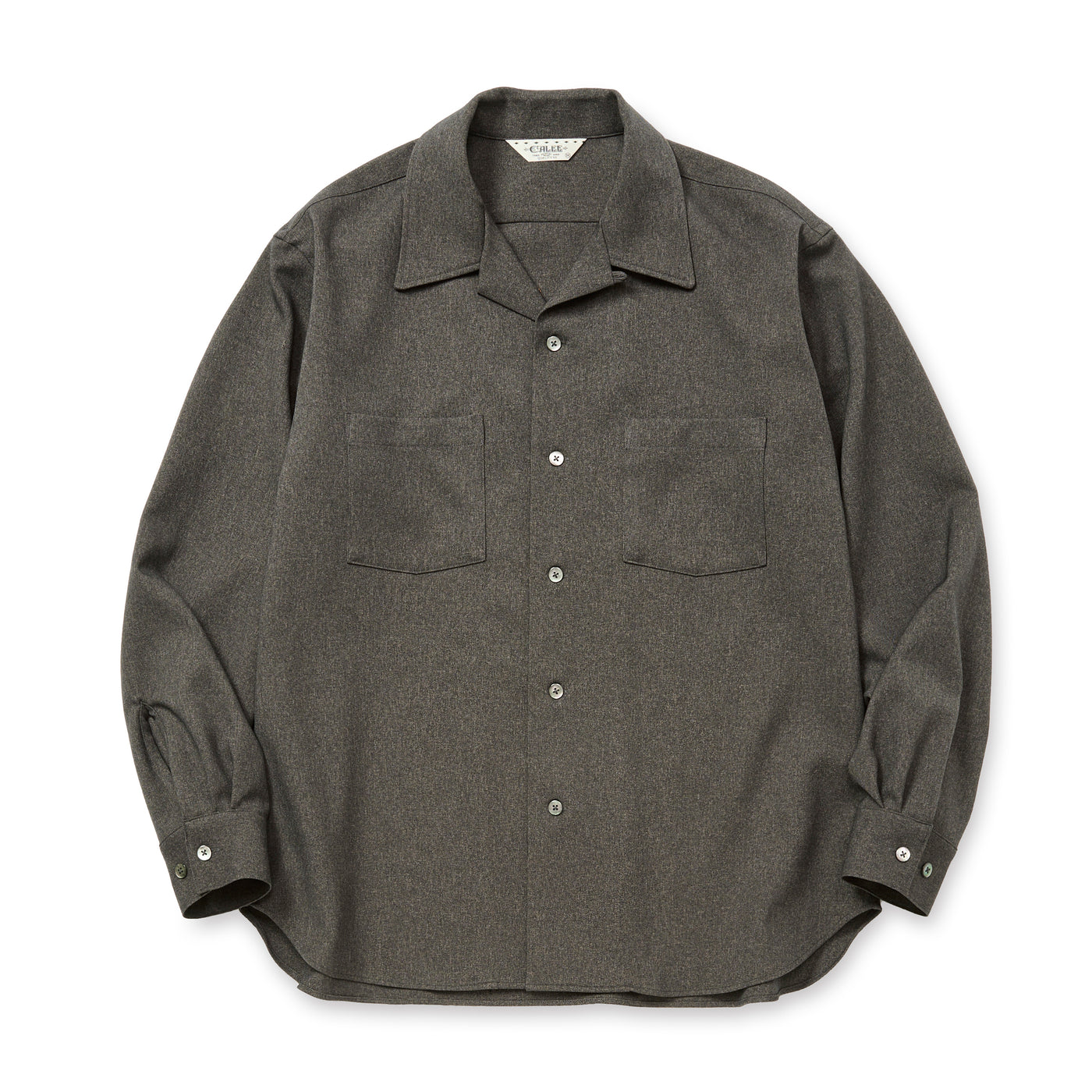 "BLATANT LOCALISM" OPEN COLLAR ROUND L/S SH