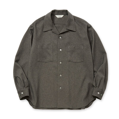 "BLATANT LOCALISM" OPEN COLLAR ROUND L/S SH