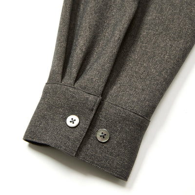 "BLATANT LOCALISM" OPEN COLLAR ROUND L/S SH