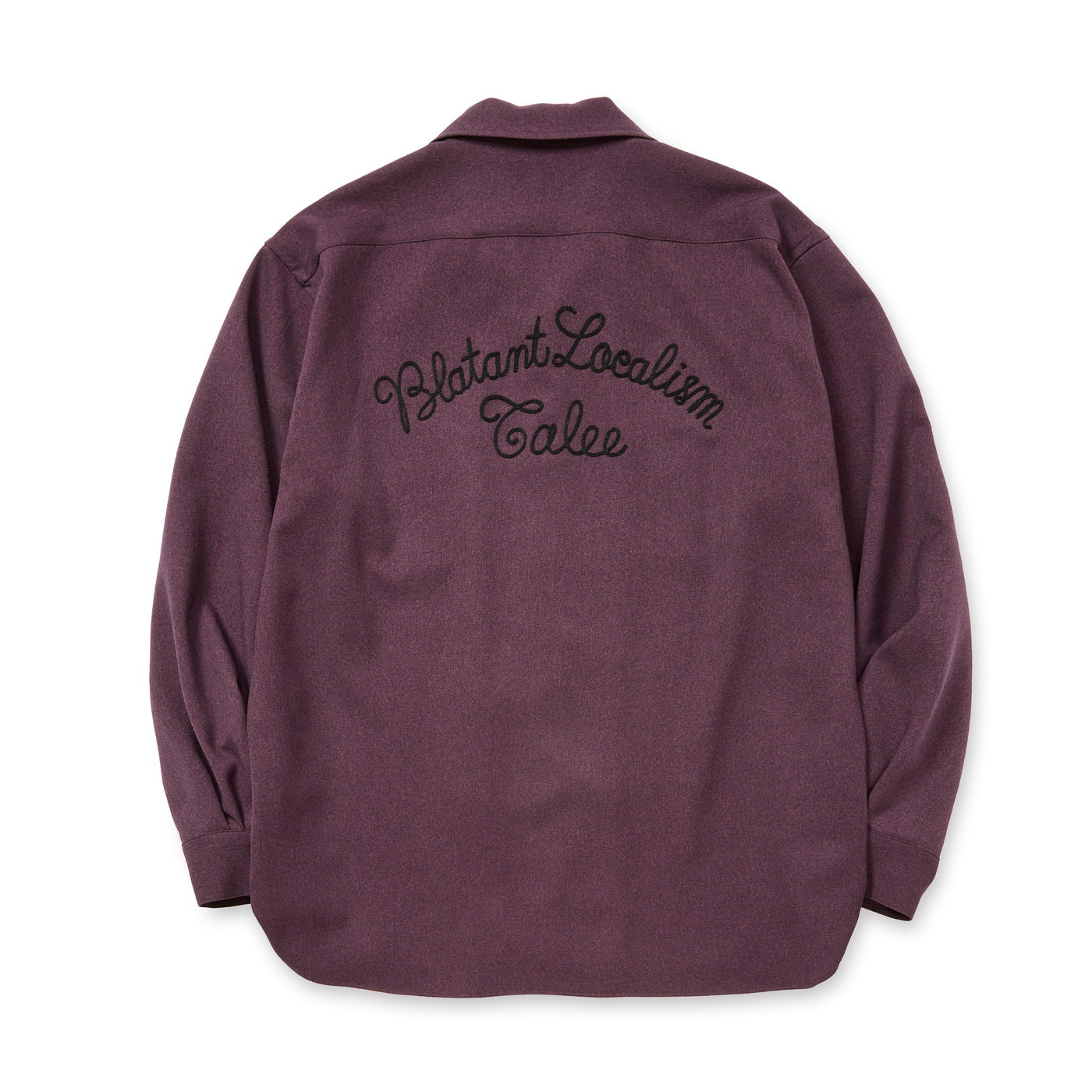 "BLATANT LOCALISM" OPEN COLLAR ROUND L/S SH