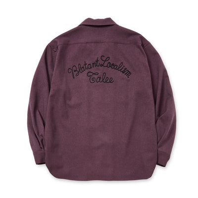 "BLATANT LOCALISM" OPEN COLLAR ROUND L/S SH