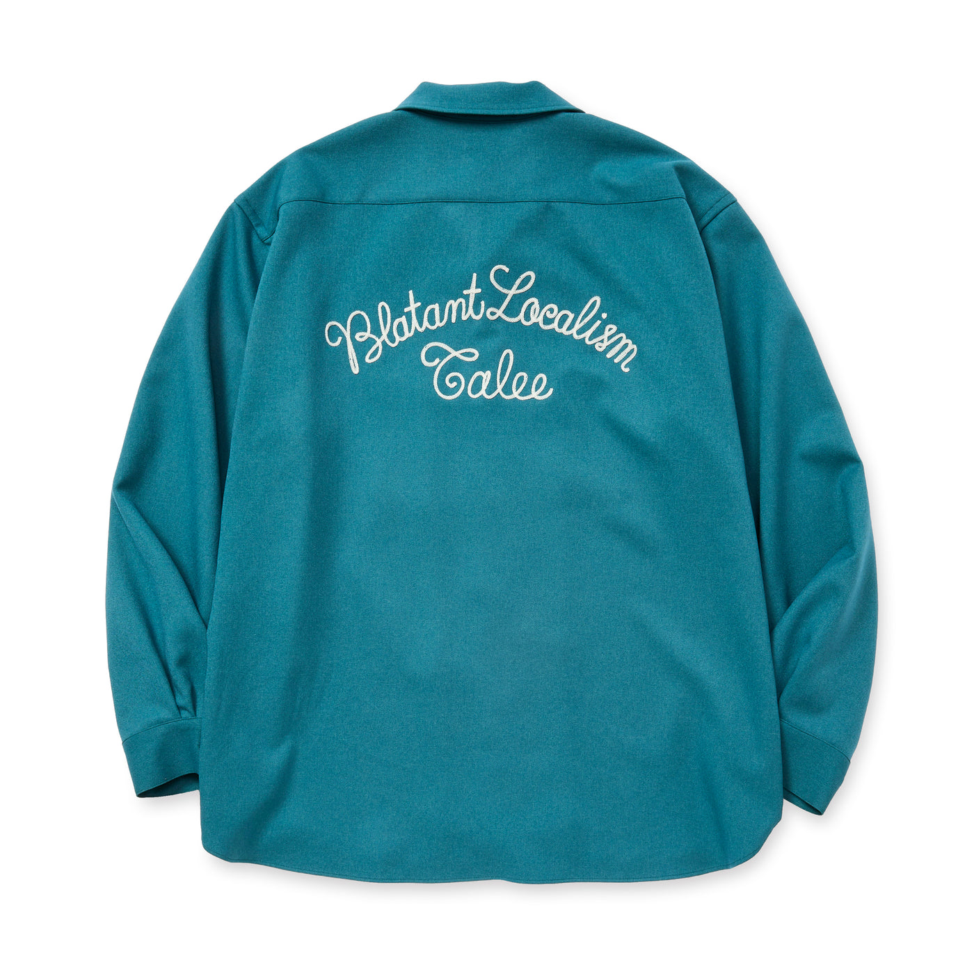 "BLATANT LOCALISM" OPEN COLLAR ROUND L/S SH