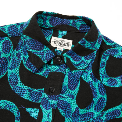 PRINT NEL L/S SH ＜SNAKE PATTERN＞