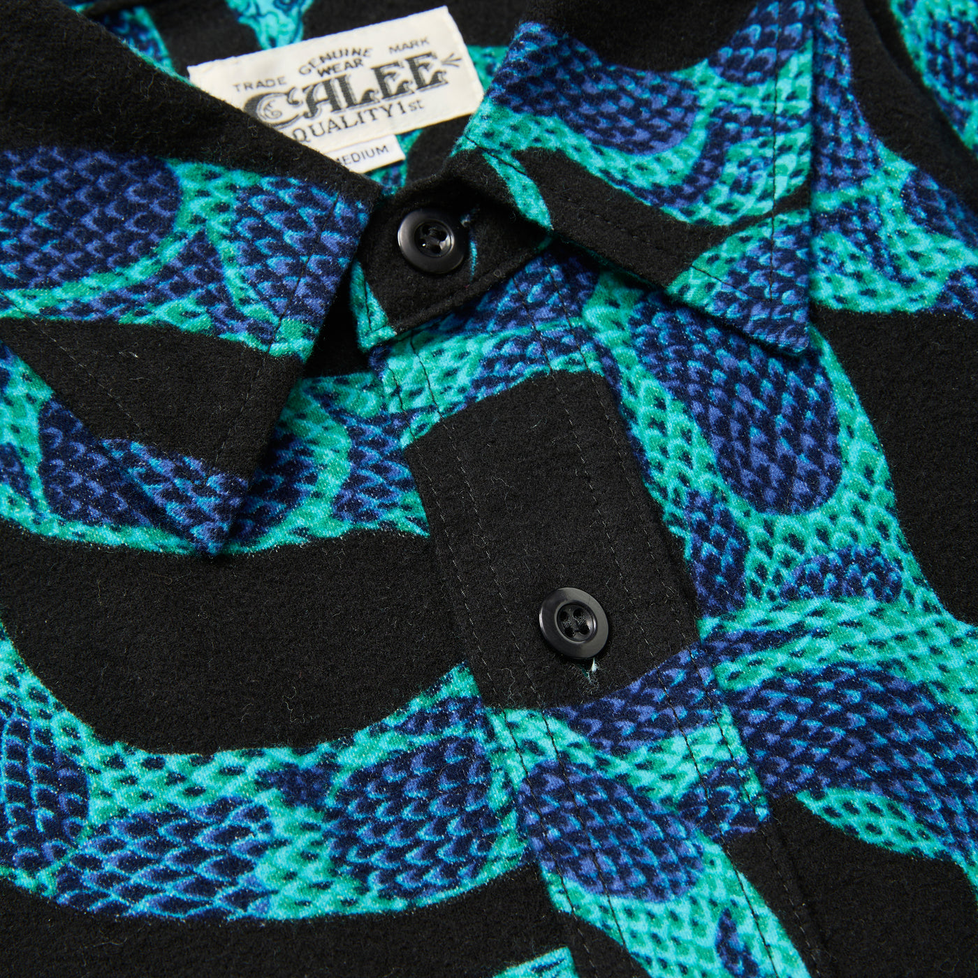 PRINT NEL L/S SH ＜SNAKE PATTERN＞