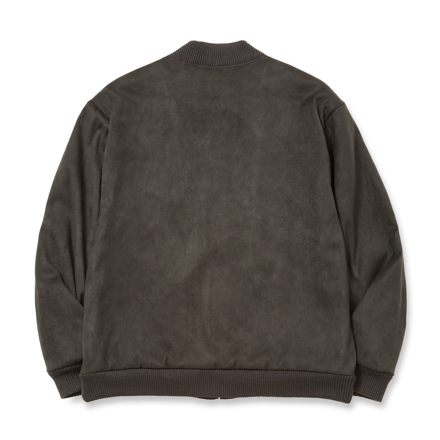 FAUX SUEDE RIB JACKET