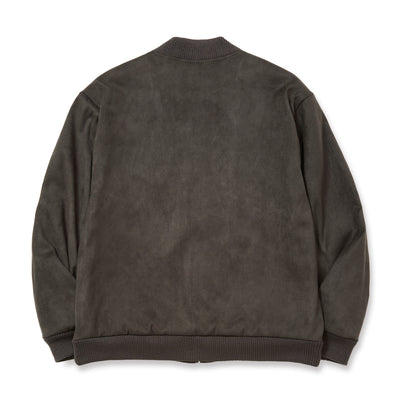 FAUX SUEDE RIB JACKET