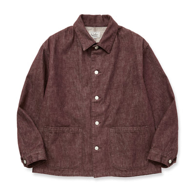 VINTAGE REPRODUCT DENIM COVERALL ＜BROWN DENIM＞
