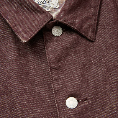 VINTAGE REPRODUCT DENIM COVERALL ＜BROWN DENIM＞