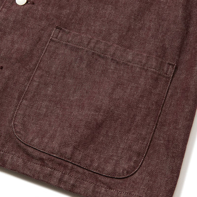 VINTAGE REPRODUCT DENIM COVERALL ＜BROWN DENIM＞