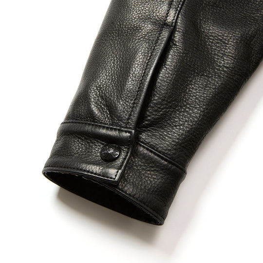 LEATHER SWINGTOP ＜WITH PYTHON LEATHER＞ – CALEE ONLINE STORE