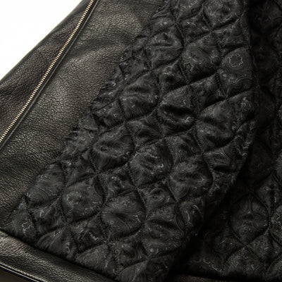 LEATHER SWINGTOP ＜WITH PYTHON LEATHER＞