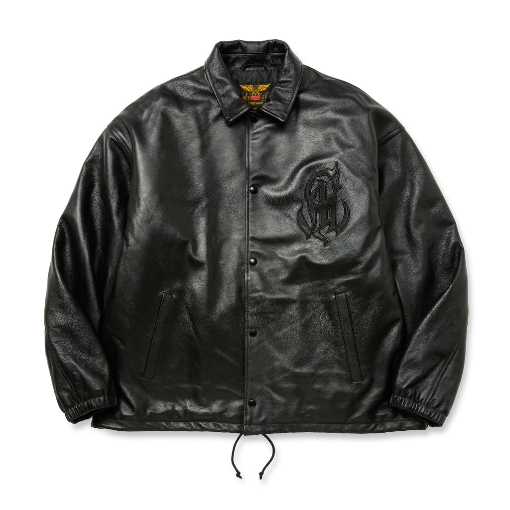 LEATHER COACH JACKET ＜EXCLUSIVE＞ – CALEE ONLINE STORE