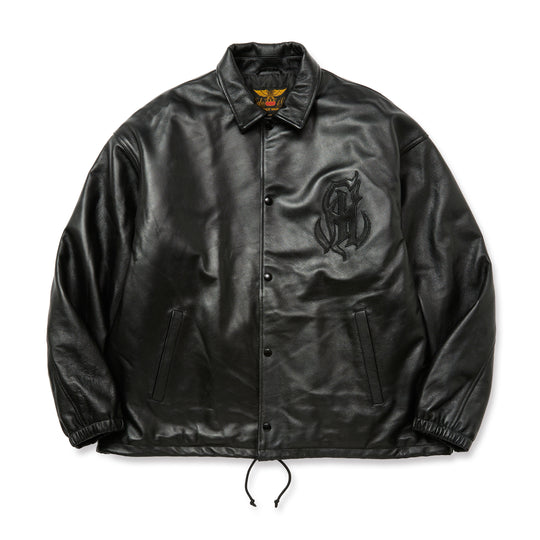 LEATHER COACH JACKET ＜EXCLUSIVE＞ – CALEE ONLINE STORE