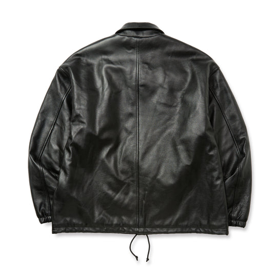 LEATHER COACH JACKET ＜EXCLUSIVE＞ – CALEE ONLINE STORE