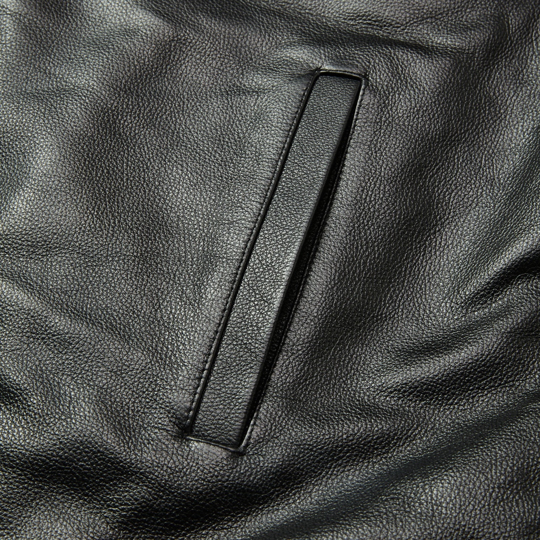 LEATHER COACH JACKET ＜EXCLUSIVE＞ – CALEE ONLINE STORE