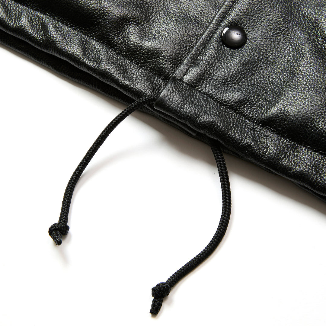 LEATHER COACH JACKET ＜EXCLUSIVE＞ – CALEE ONLINE STORE