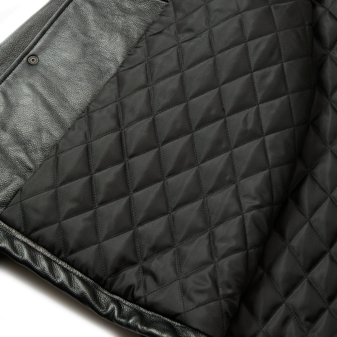 LEATHER COACH JACKET ＜EXCLUSIVE＞ – CALEE ONLINE STORE