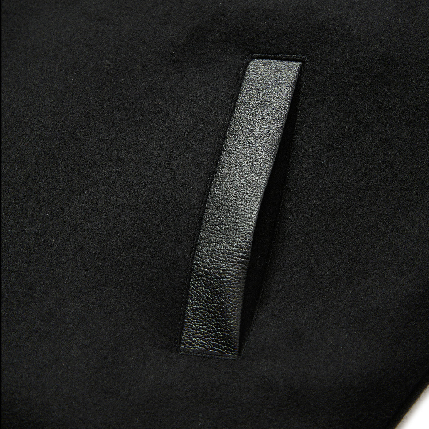 WOOL MELTON STADIUM JUMPER