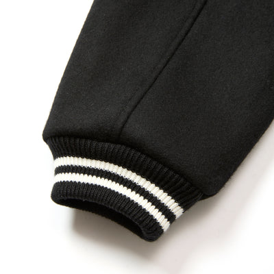 WOOL MELTON STADIUM JUMPER