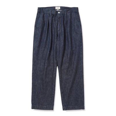 VINTAGE REPRODUCT DENIM TUCK TROUSERS ＜INDIGO＞
