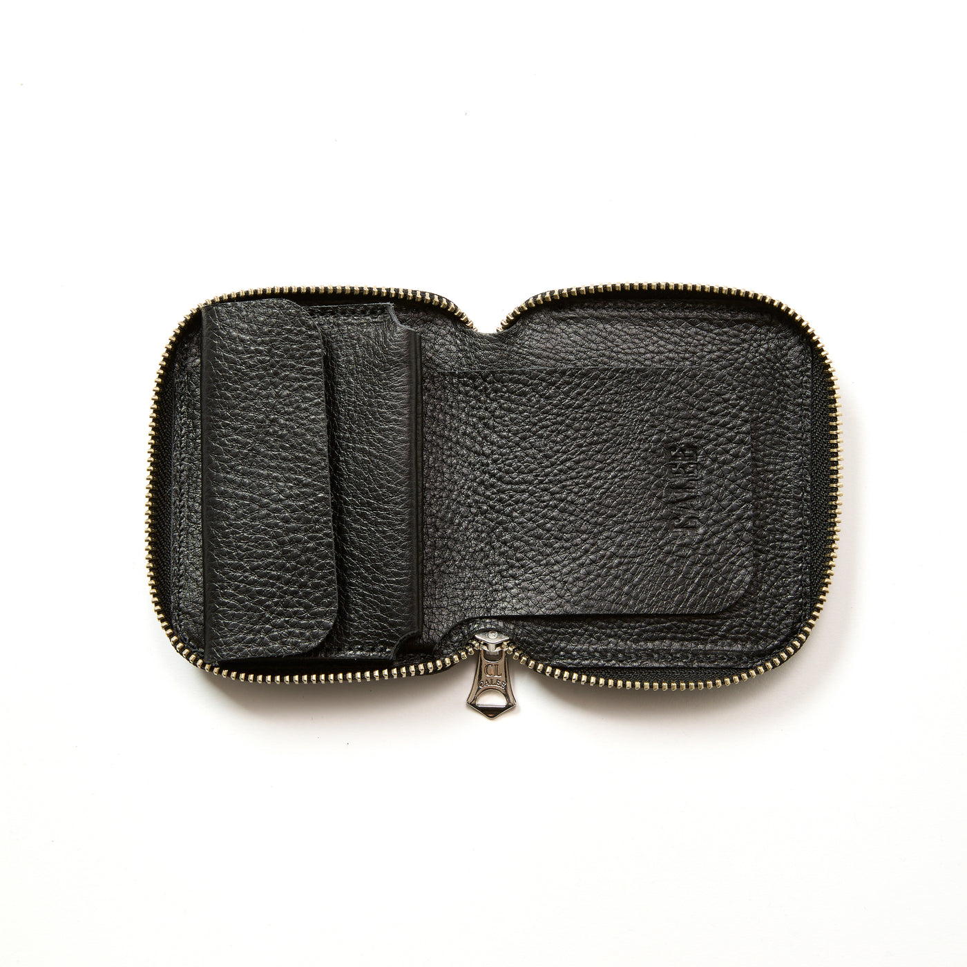 STUDS LEATHER ZIP MULTI WALLET