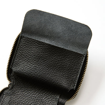STUDS LEATHER ZIP MULTI WALLET