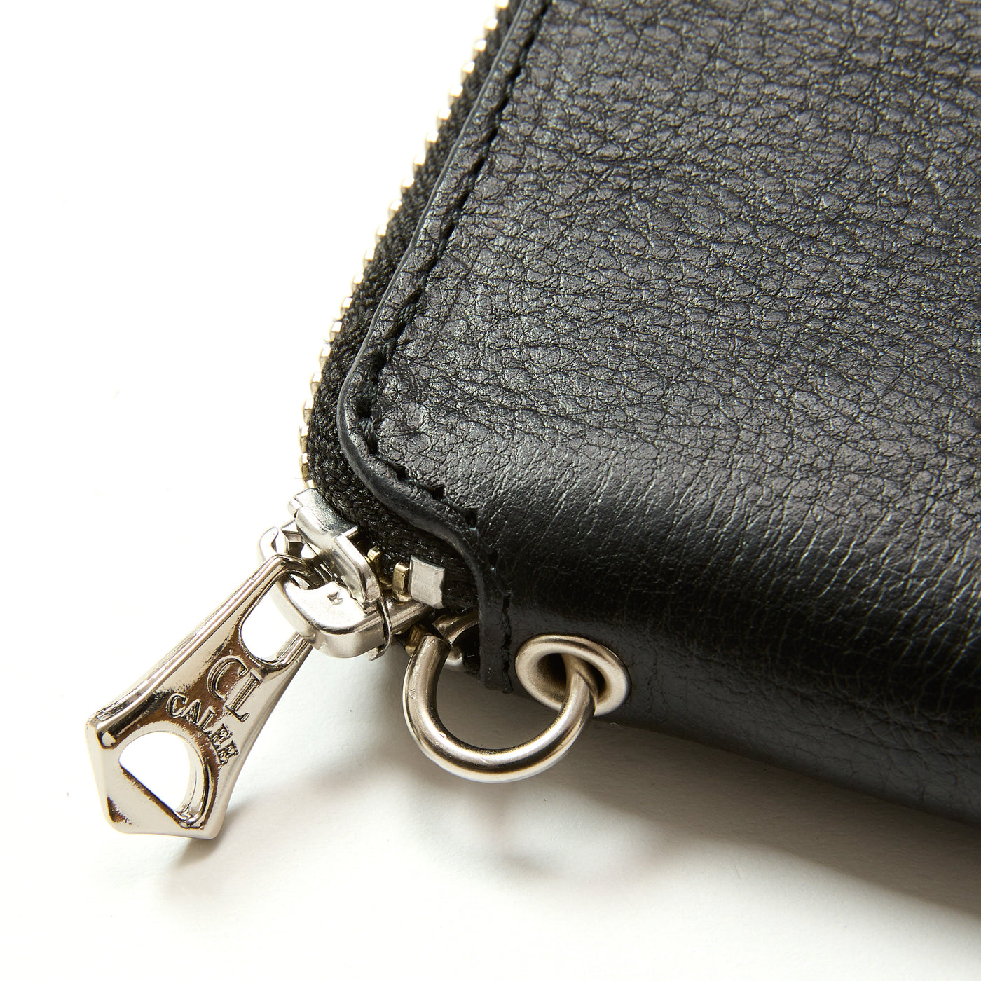 STUDS LEATHER ZIP MULTI WALLET