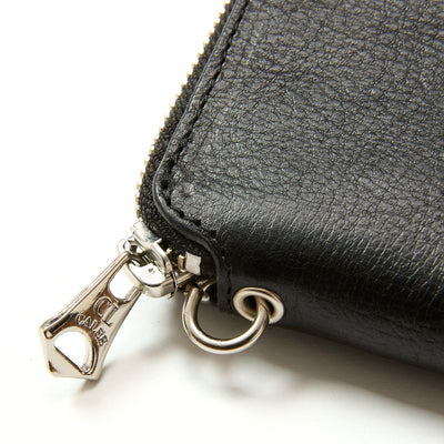 STUDS LEATHER ZIP MULTI WALLET