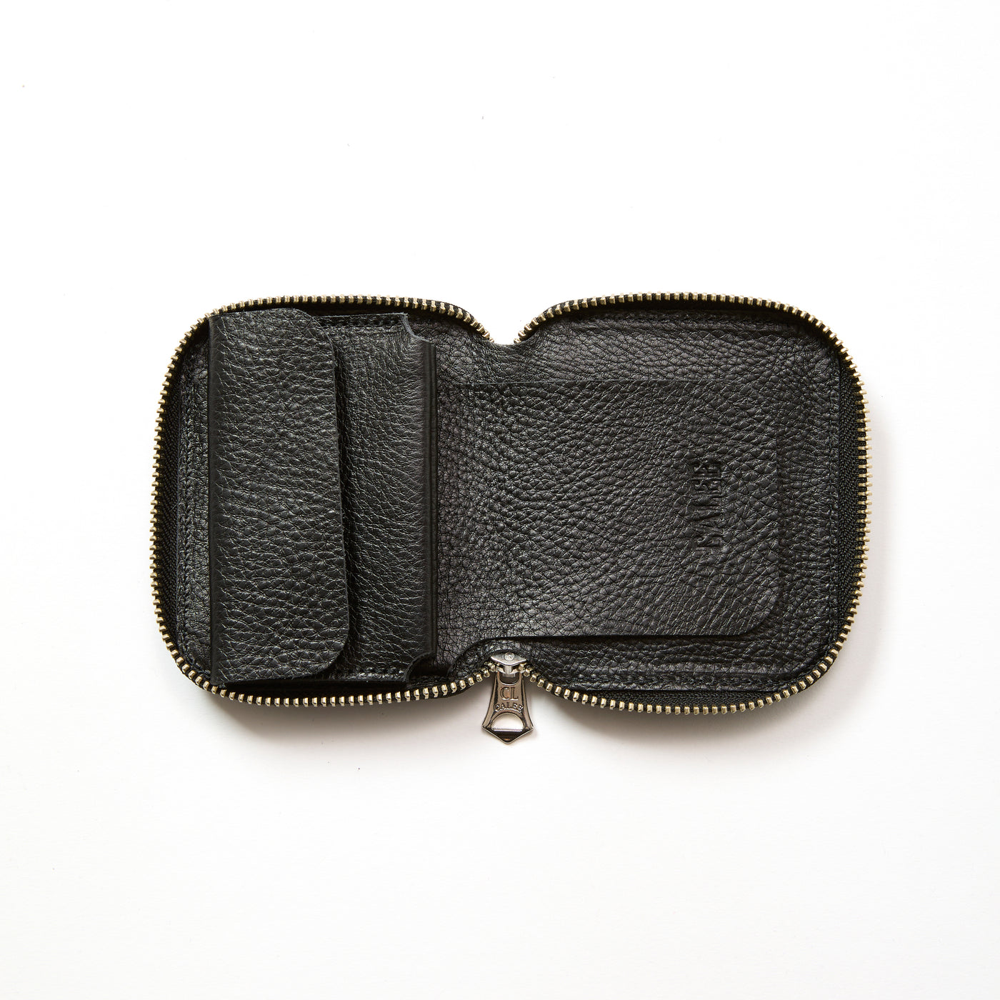 PLANE LEATHER ZIP MULTI WALLET ＜STUDS CHARM＞